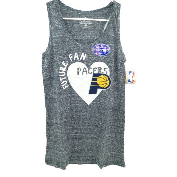 NBA Indiana Pacers Women's Maternity Shadow Tank - Picture 1 of 4